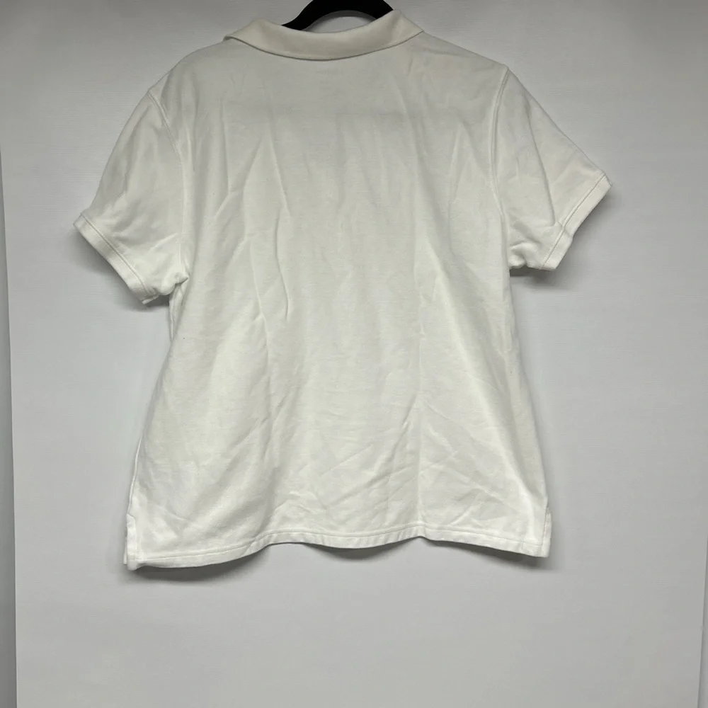L.L. Bean Classic Cream Polo Shirt - Picture 3 of 4